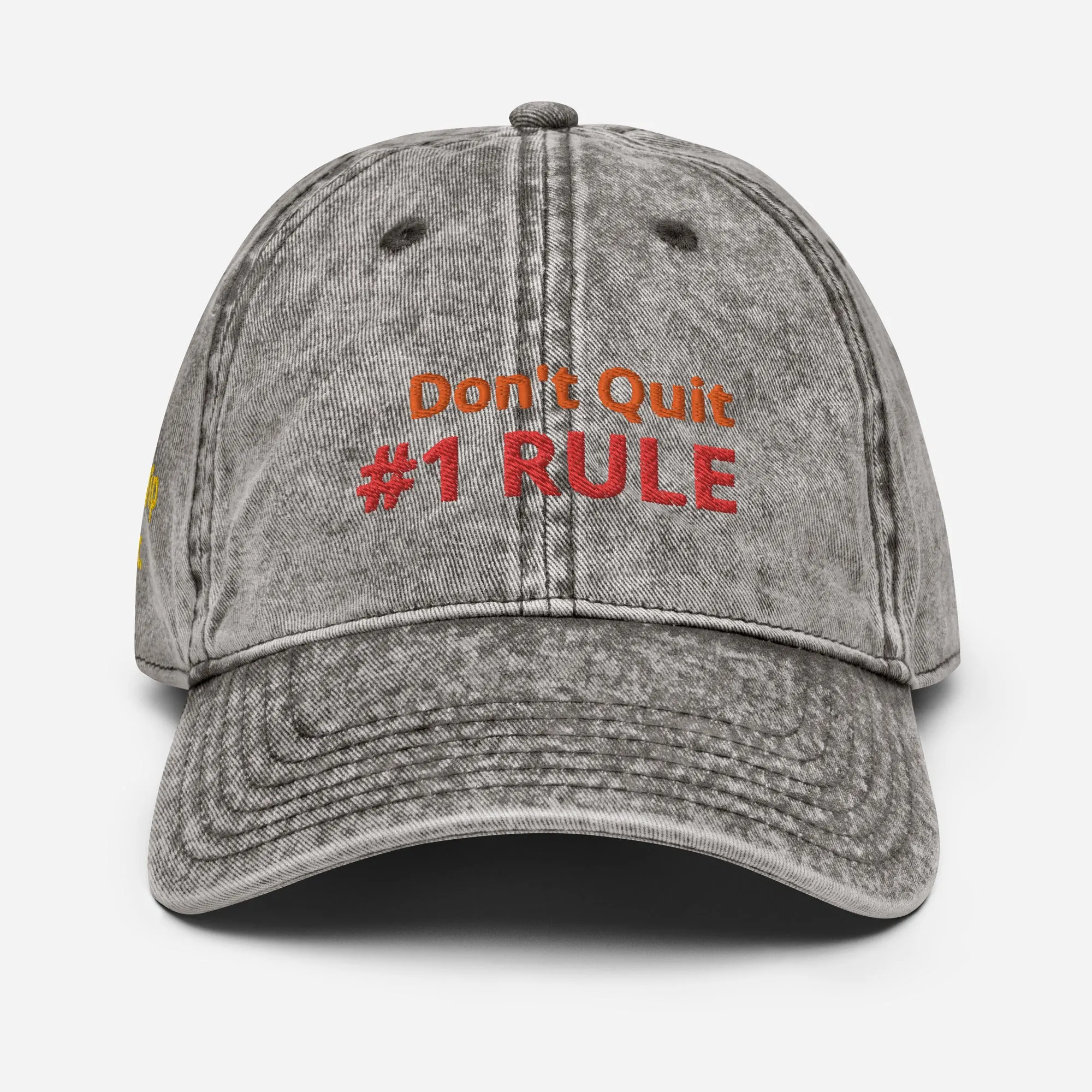 Don't quite rule #1 Vintage Cotton Twill Cap