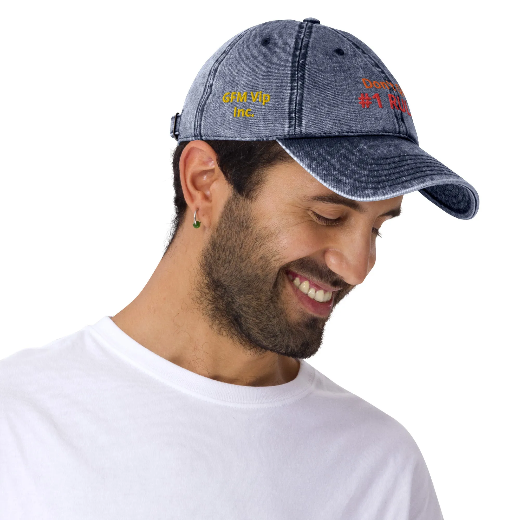 Don't quite rule #1 Vintage Cotton Twill Cap