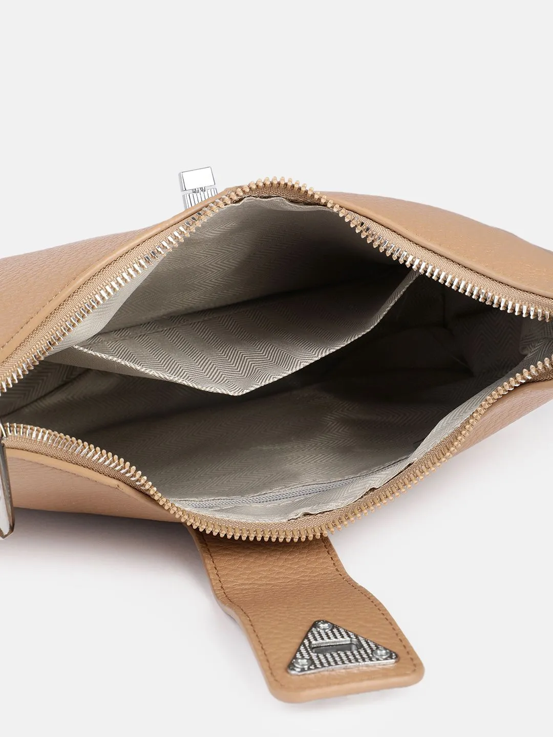 DressBerry Structured Shoulder Bag with Chain