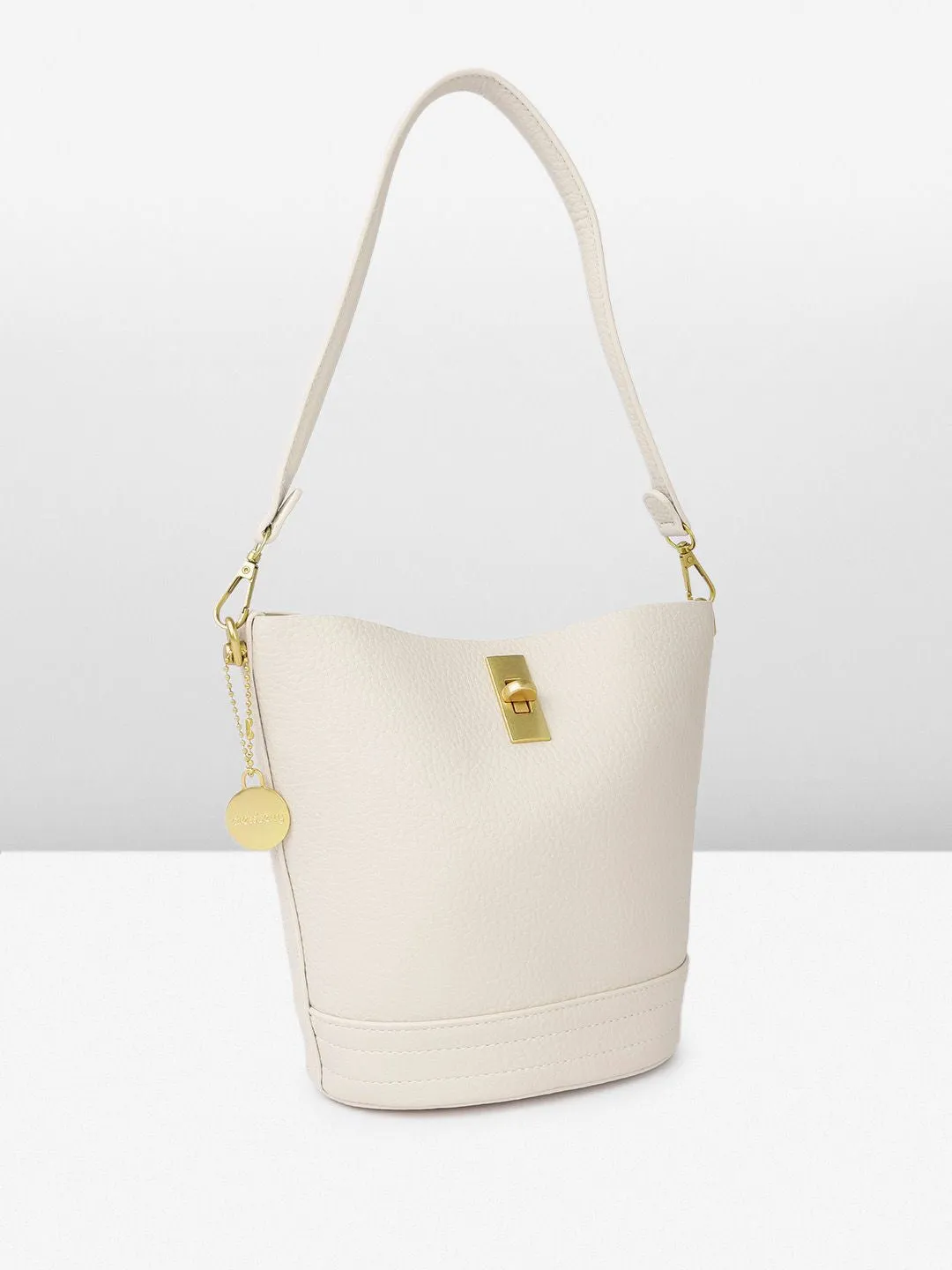 DressBerry Structured Shoulder Bag with Pouch
