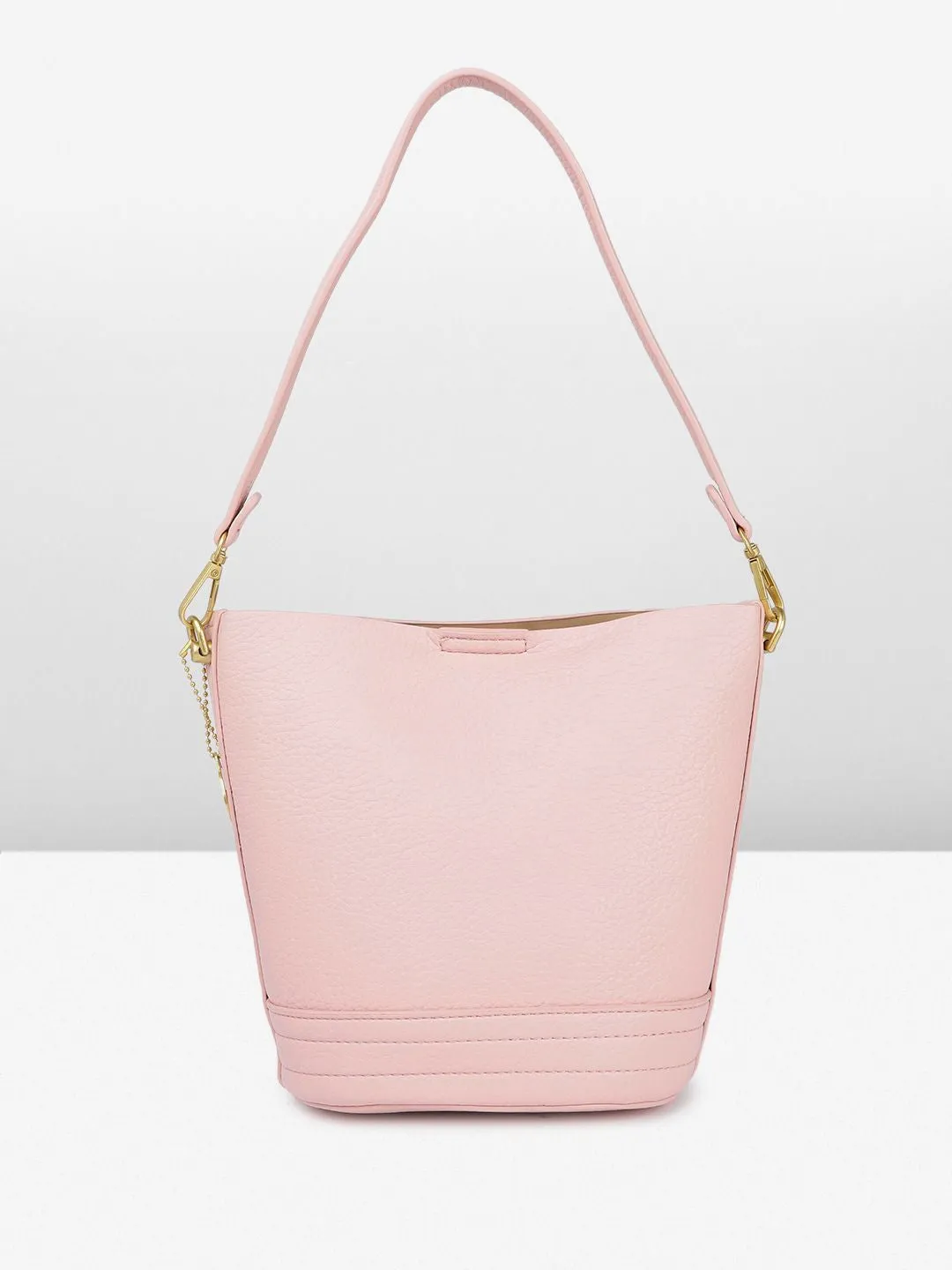 DressBerry Textured Shoulder Bag with Pouch