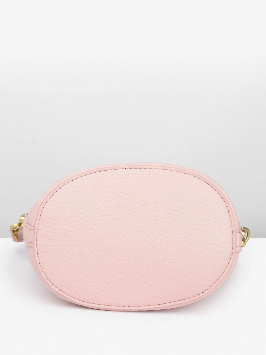 DressBerry Textured Shoulder Bag with Pouch