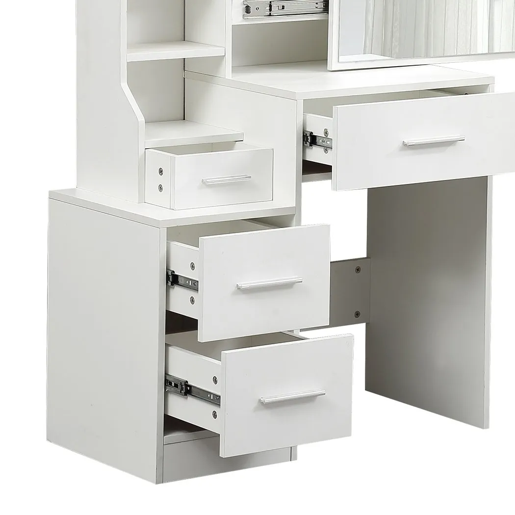Dressing Table Set Stool Mirrors Jewellery Cabinet Makeup Organizer