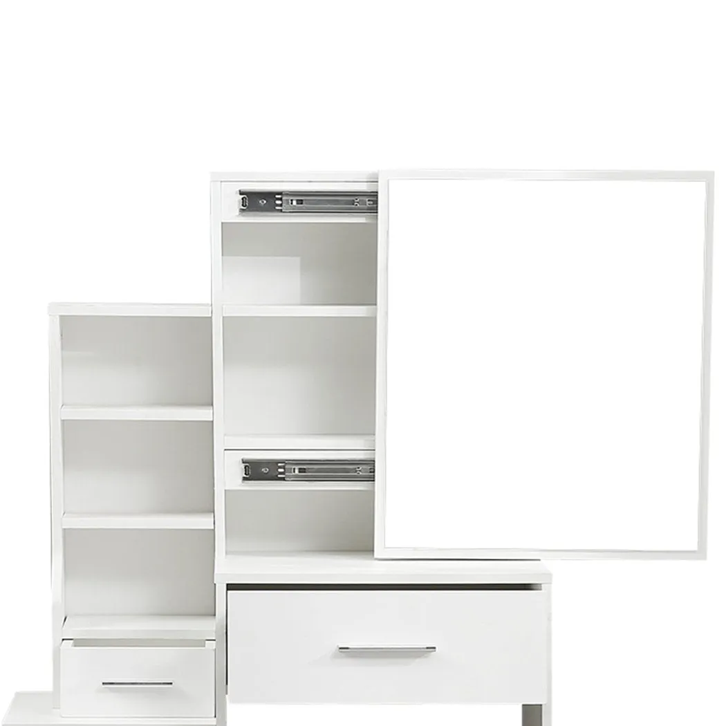 Dressing Table Set Stool Mirrors Jewellery Cabinet Makeup Organizer