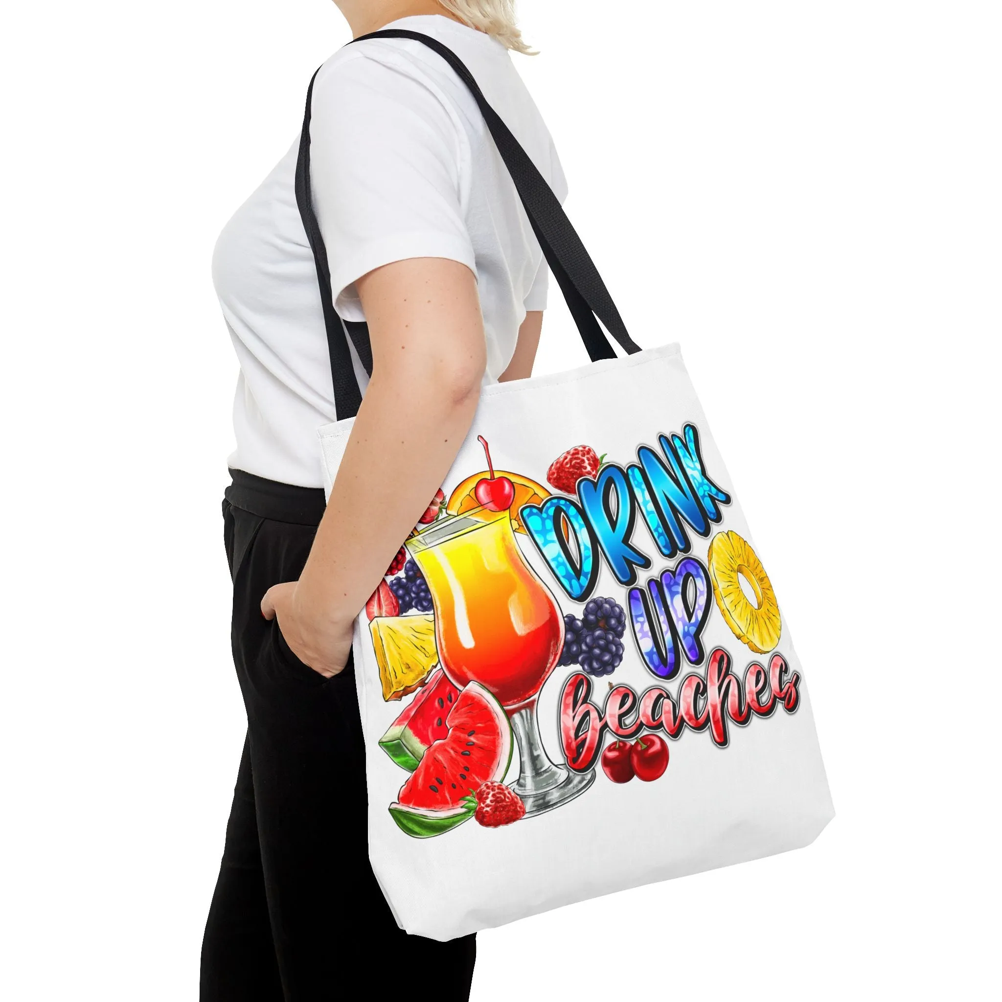 Drink up Beaches Tote Bag