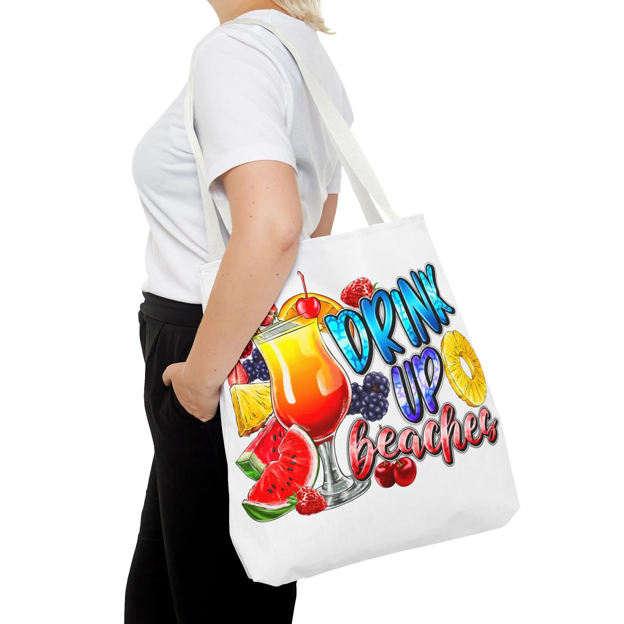 Drink up Beaches Tote Bag