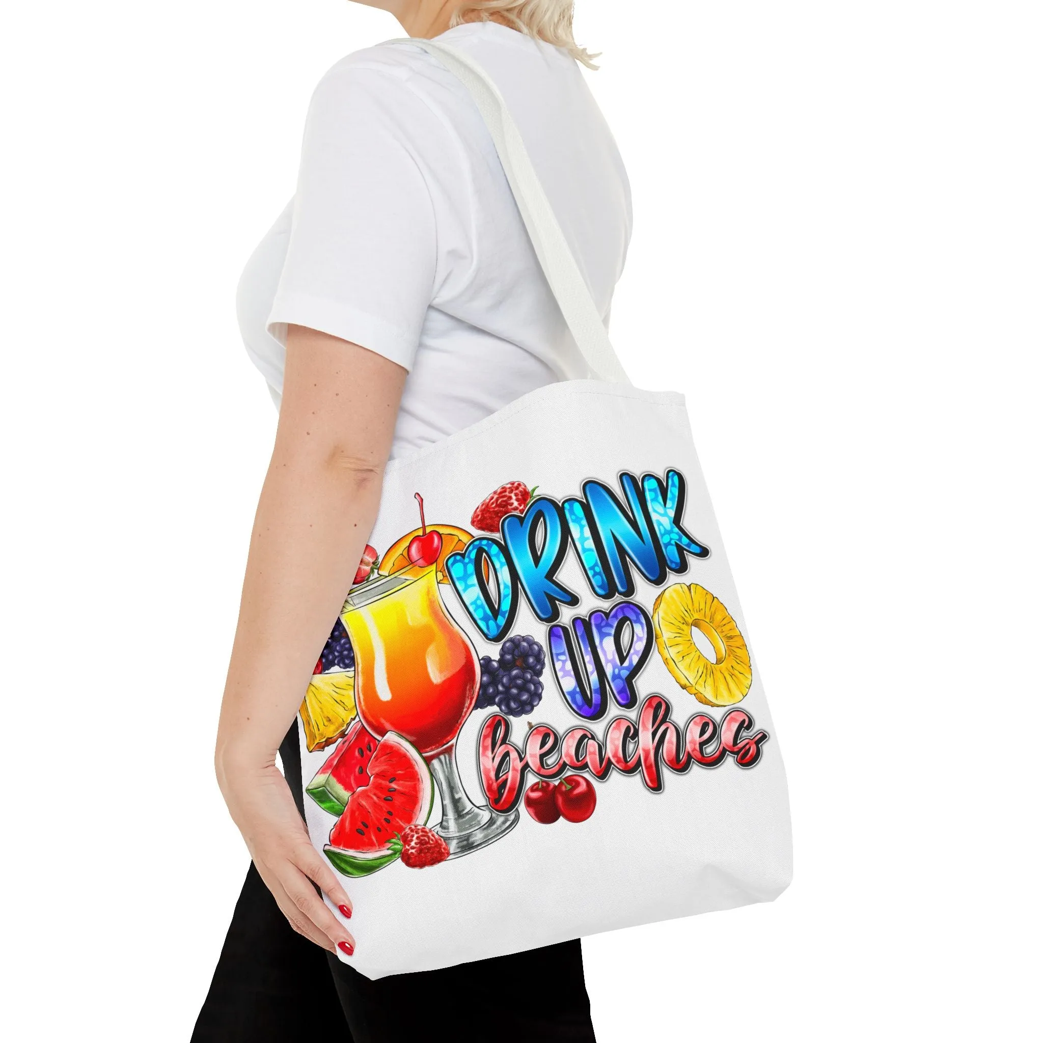 Drink up Beaches Tote Bag
