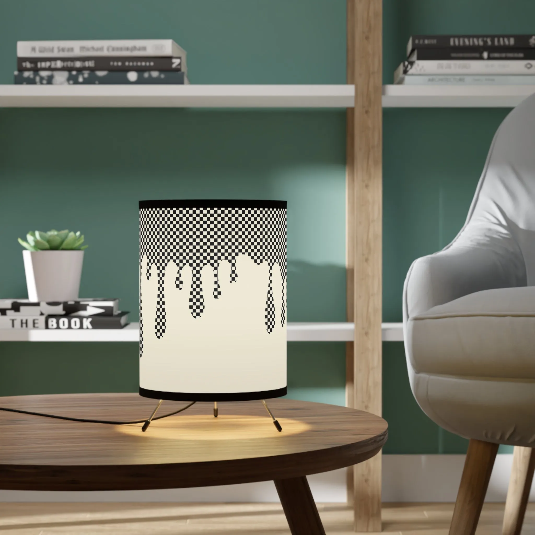 Drippy Checkers Accent Light