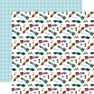 Echo Park - Play All Day Boy - 12x12 Single Sheet / Start Your Engines
