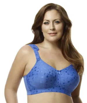 Elila Jacquard Wire-Free Bra - Cobalt