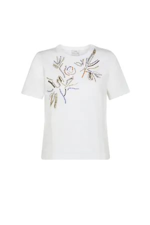 Embellished Jersey Tee
