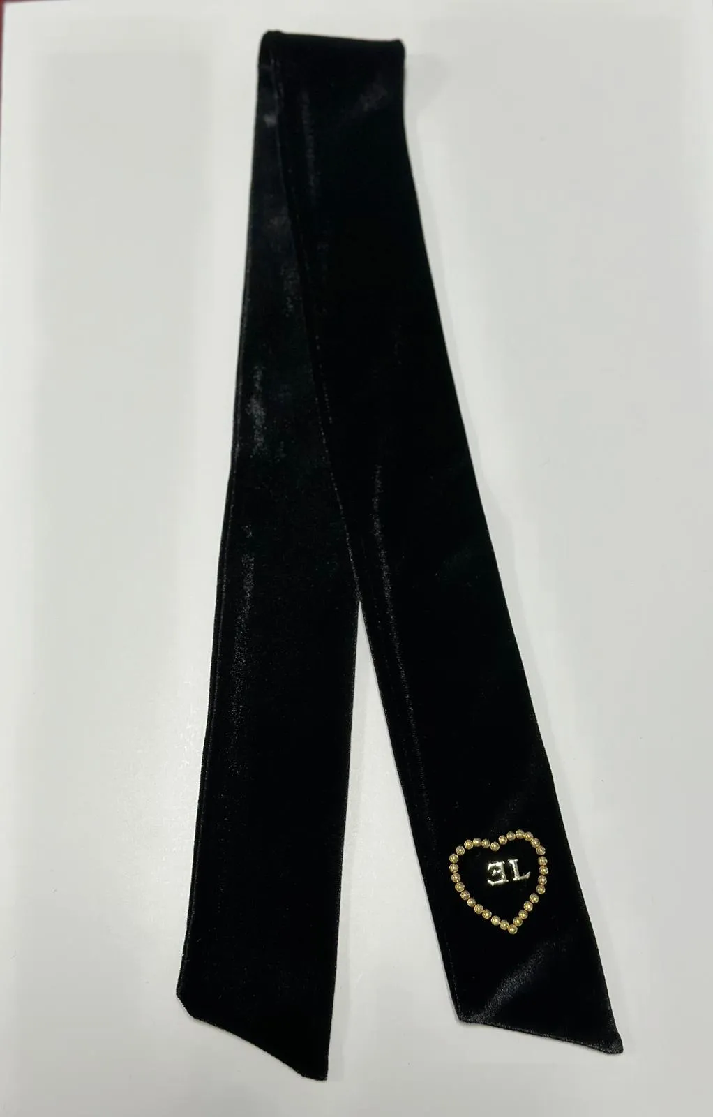 Embellished Pearl Ribbon -Rose
