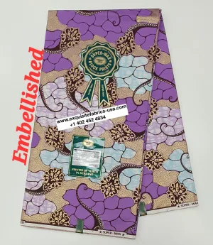Embellished Vlisco Super Wax Exclusive✨