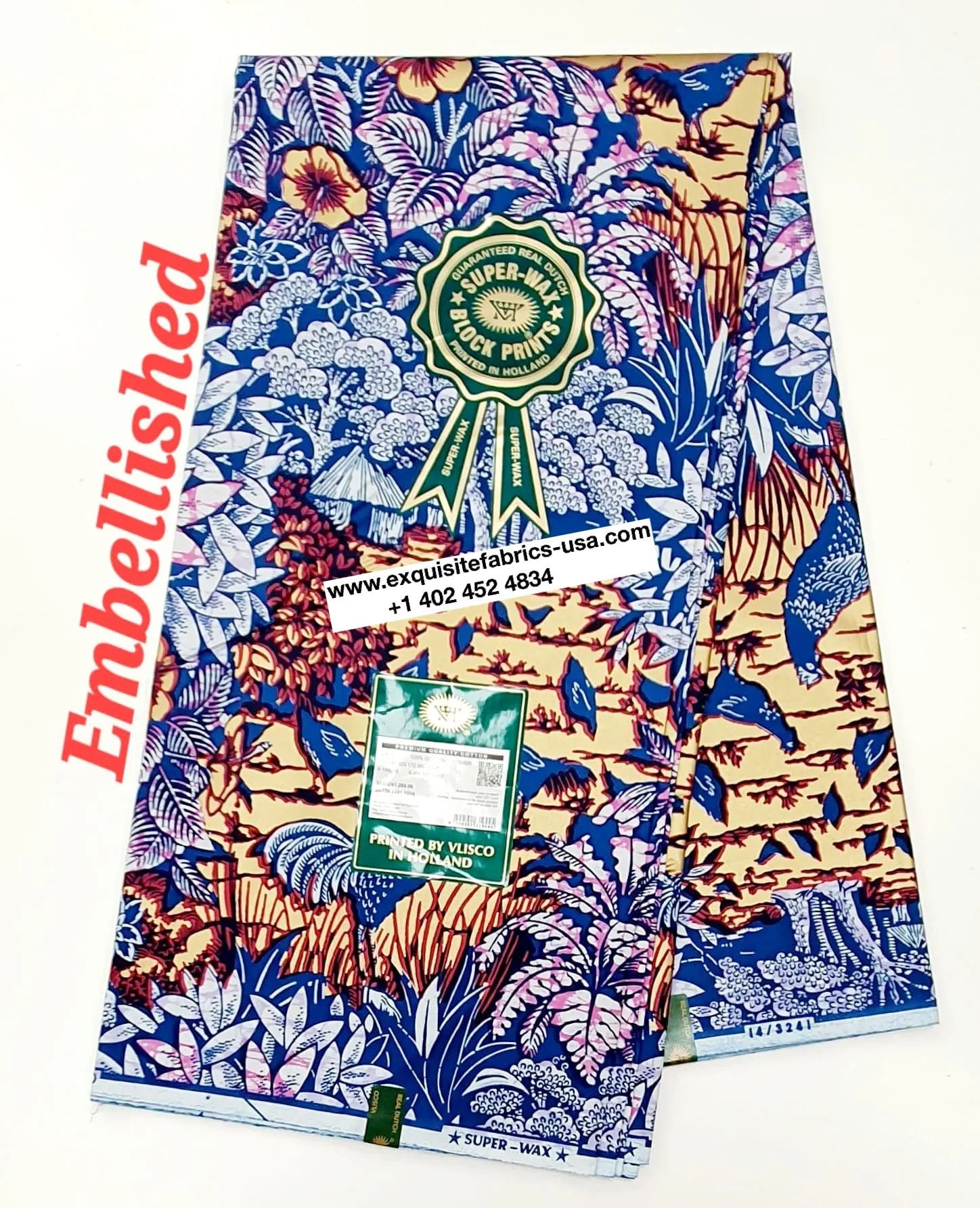 Embellished Vlisco Super Wax Exclusive✨