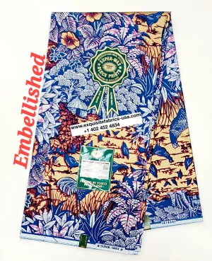 Embellished Vlisco Super Wax Exclusive✨