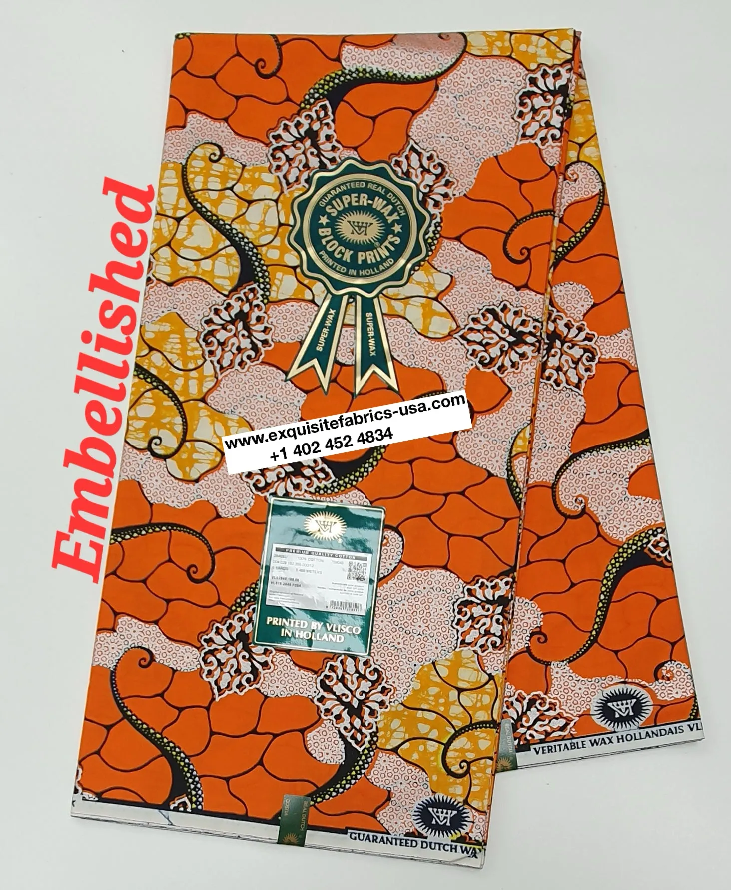 Embellished Vlisco Super Wax Exclusive✨