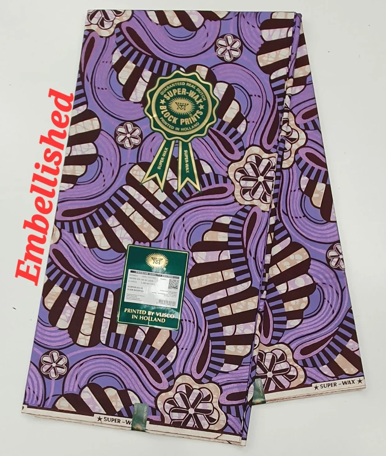 Embellished Vlisco Super Wax✨