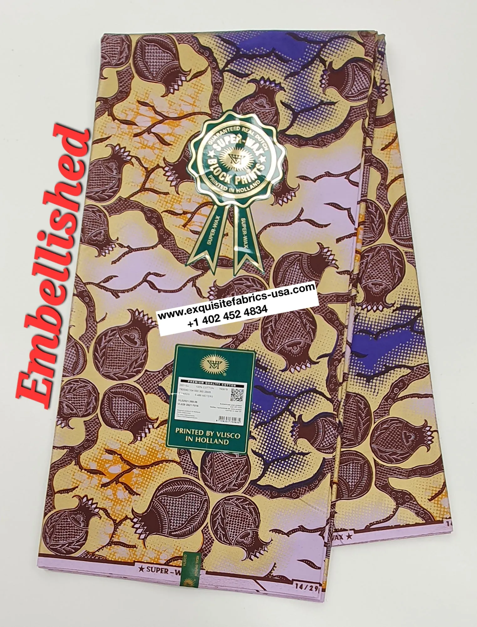 Embellished Vlisco Super Wax✨