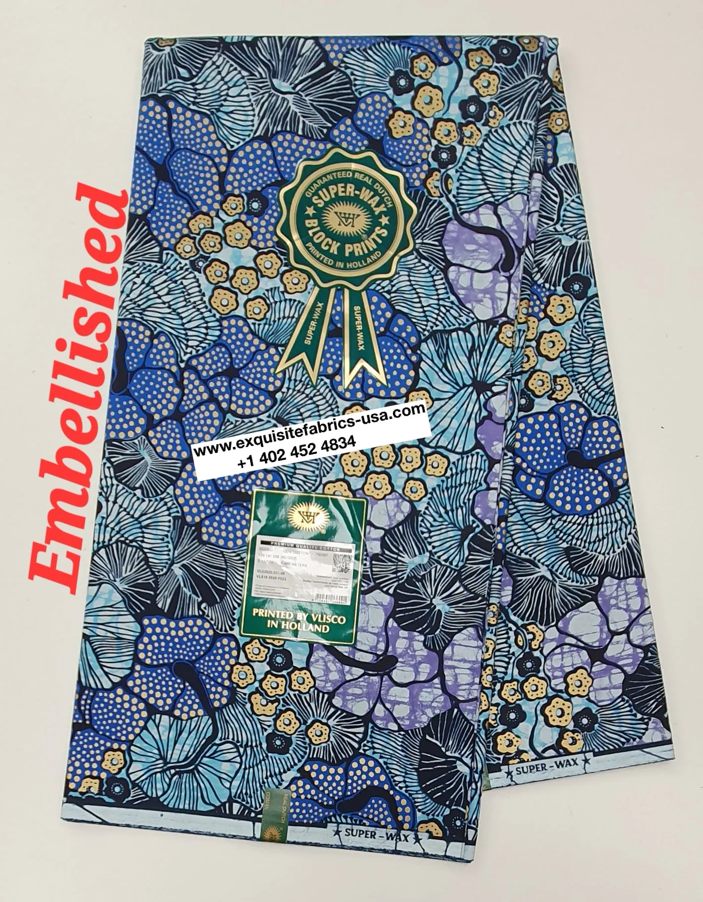 Embellished Vlisco Super Wax✨