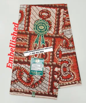 Embellished Vlisco Super Wax✨