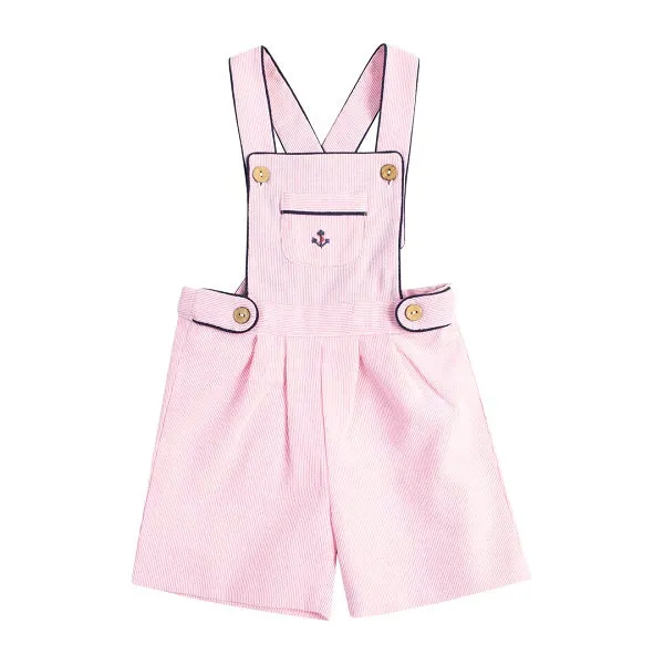 Enzo Red Dungarees