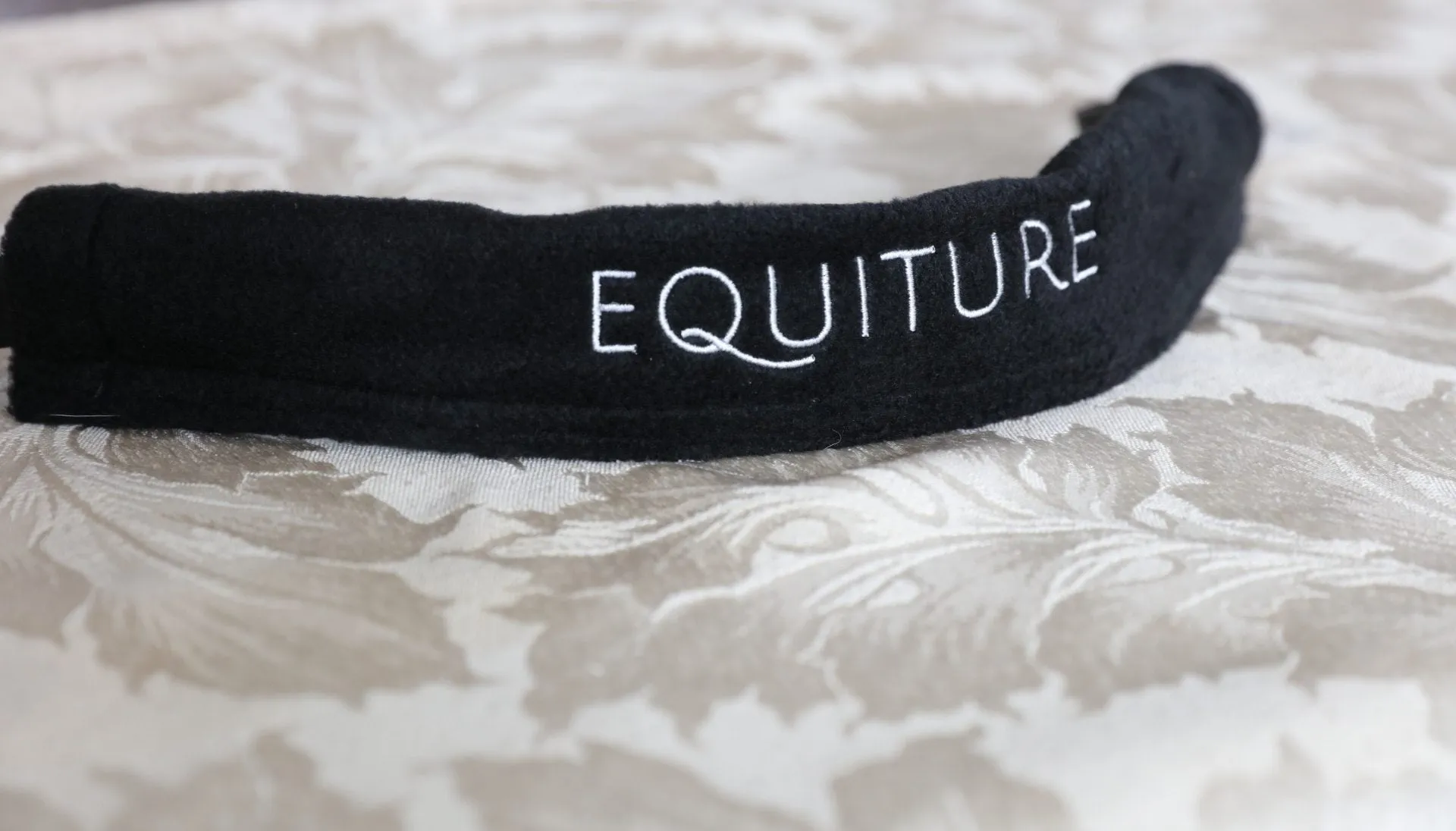 Equiture Aquamarine, light colorado and clear megabling curve browband