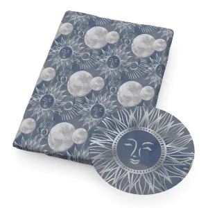 Eye Theme Printed Fabric