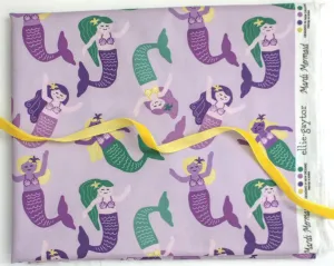 Fabric: Mardi Gras Mermaids | 100% Cotton Woven Fabric