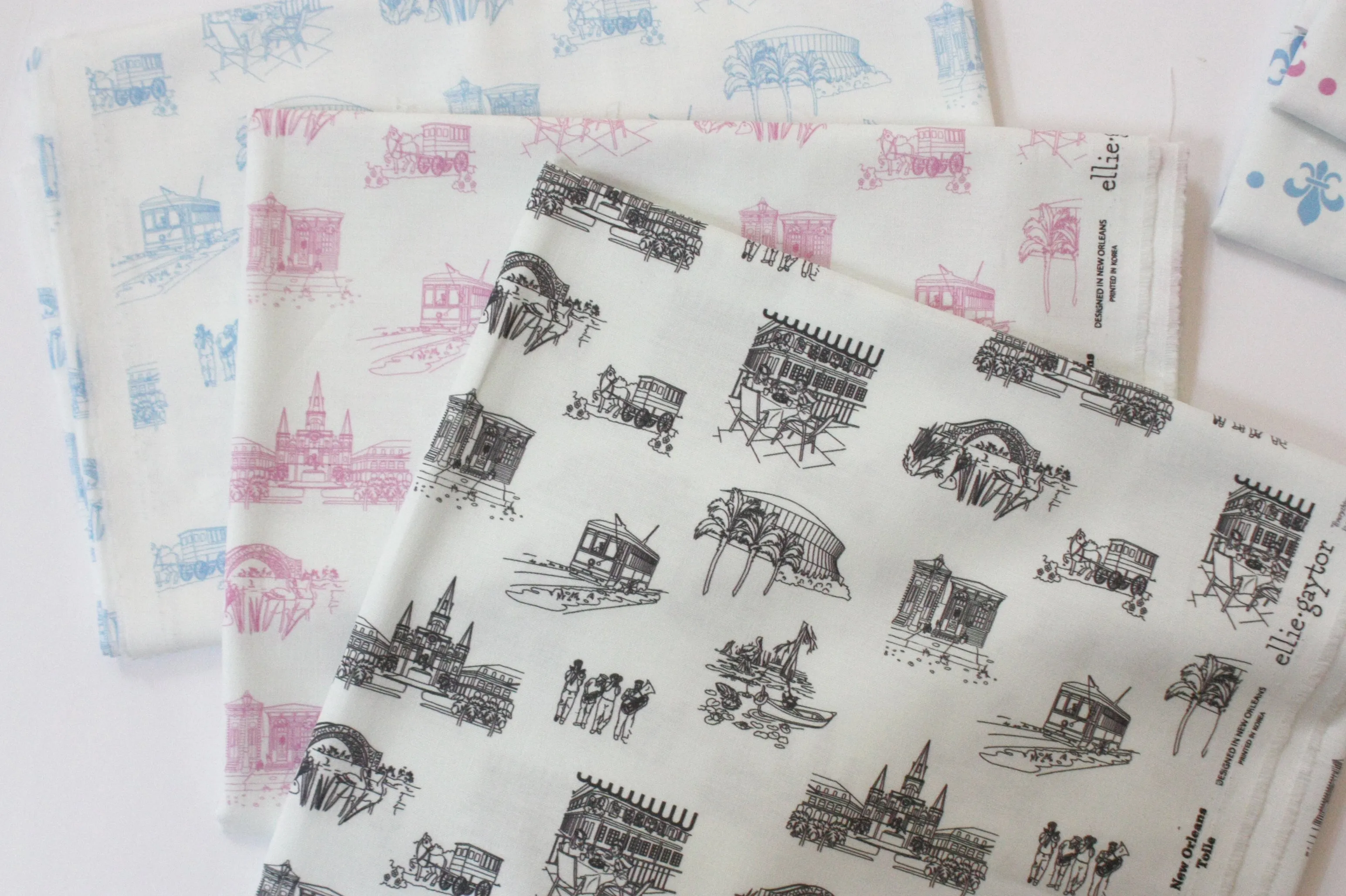Fabric: New Orleans Toile - Pink | 100% Cotton Woven