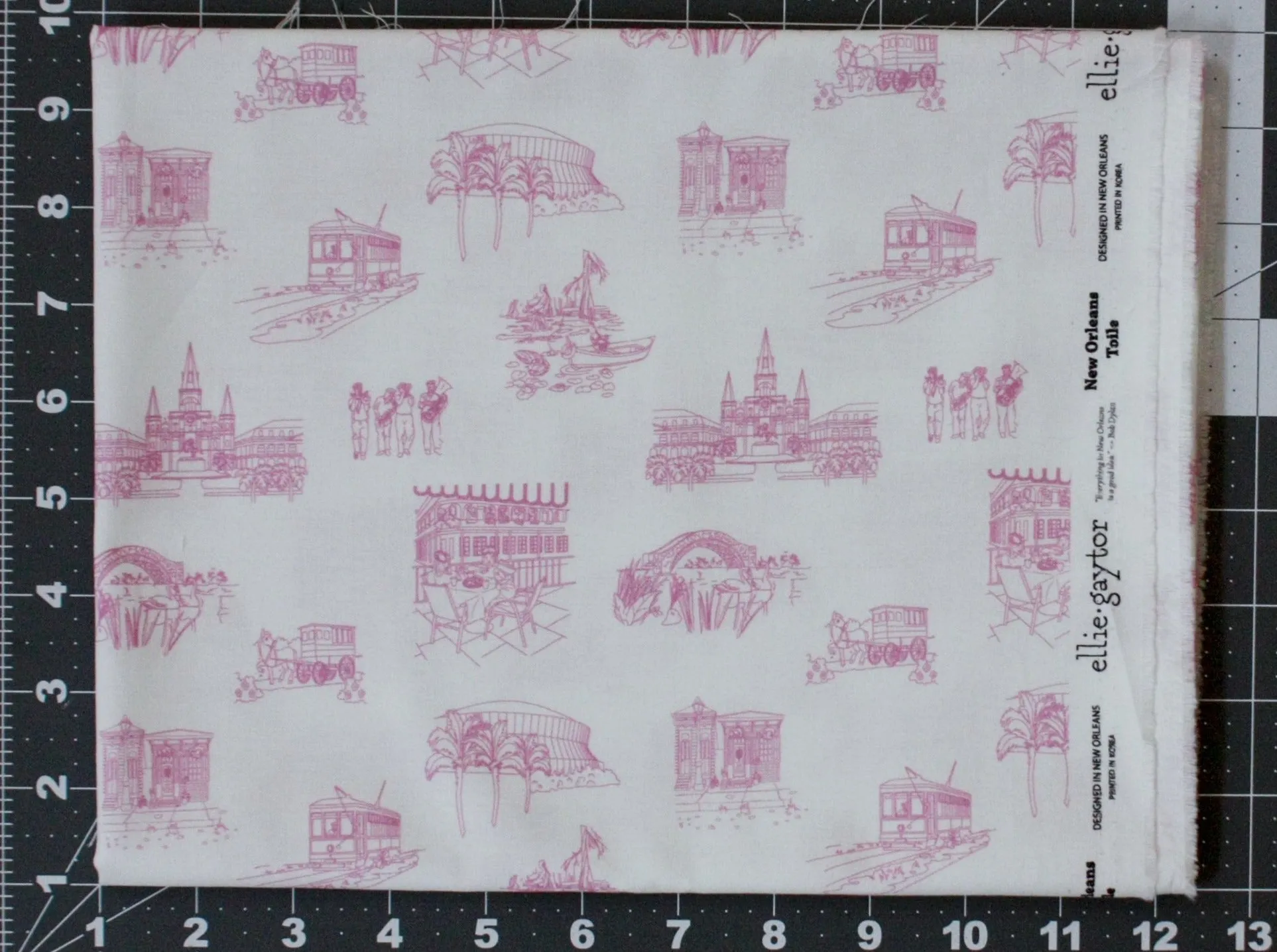 Fabric: New Orleans Toile - Pink | 100% Cotton Woven