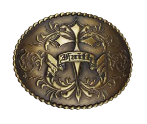 Faith Cross Belt Buckle