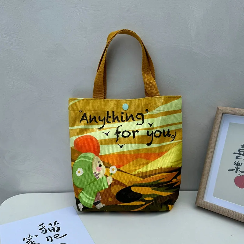 Fashion out Lunch Bag Small Lunch Box Tote Bag