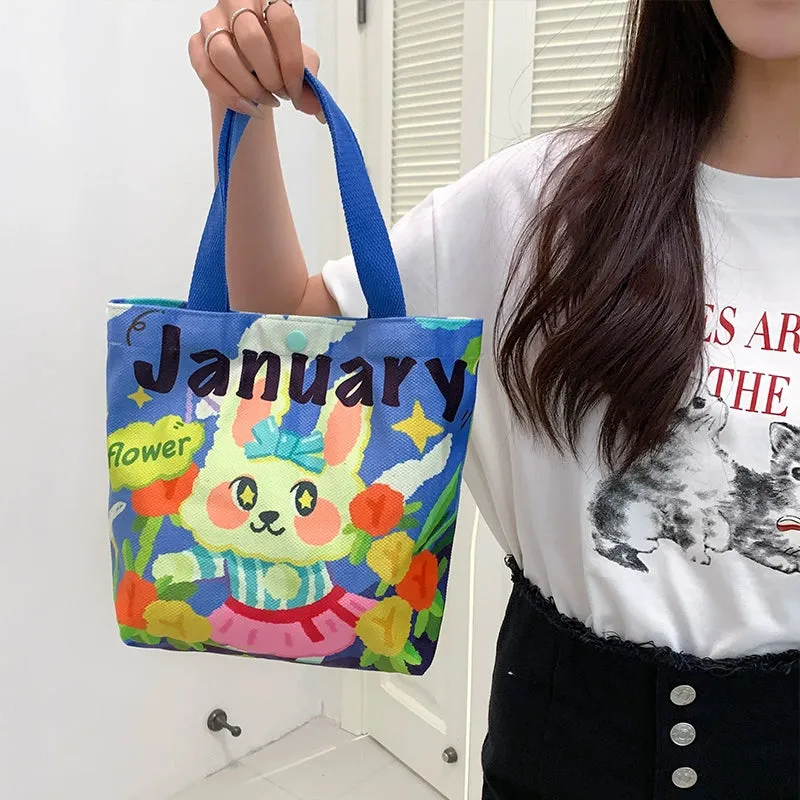 Fashion out Lunch Bag Small Lunch Box Tote Bag