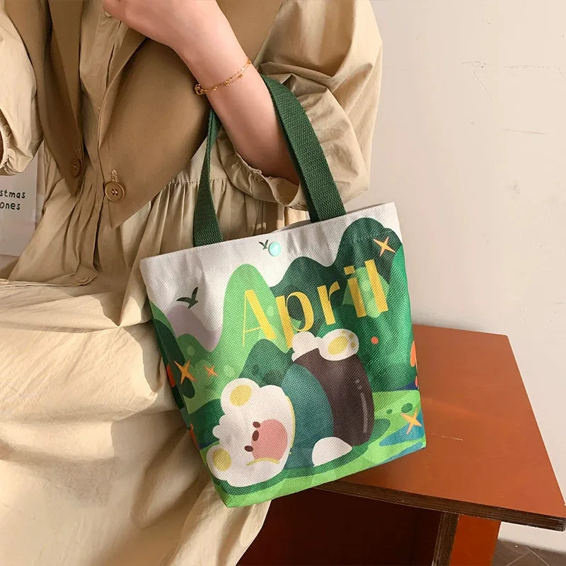 Fashion out Lunch Bag Small Lunch Box Tote Bag