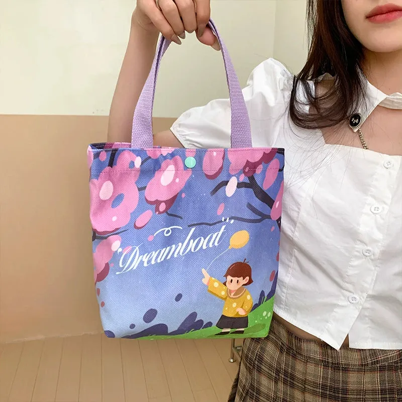 Fashion out Lunch Bag Small Lunch Box Tote Bag
