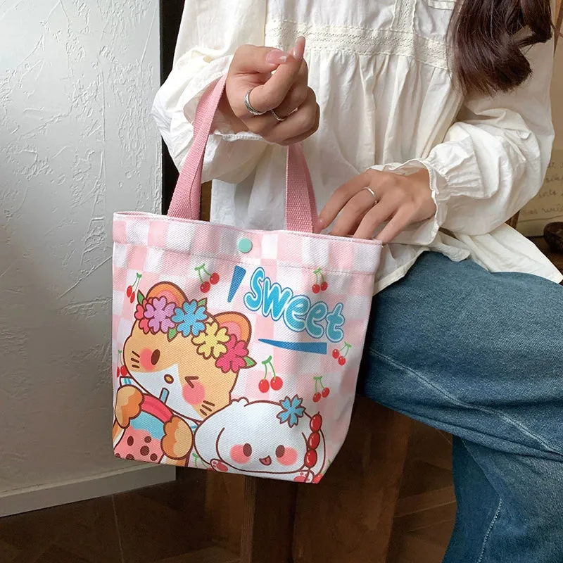 Fashion out Lunch Bag Small Lunch Box Tote Bag