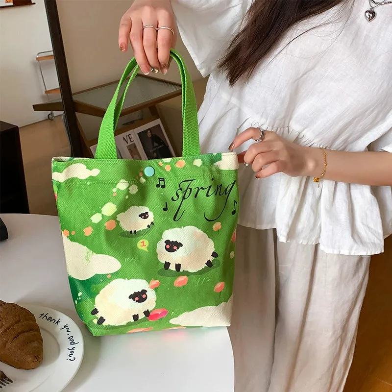 Fashion out Lunch Bag Small Lunch Box Tote Bag