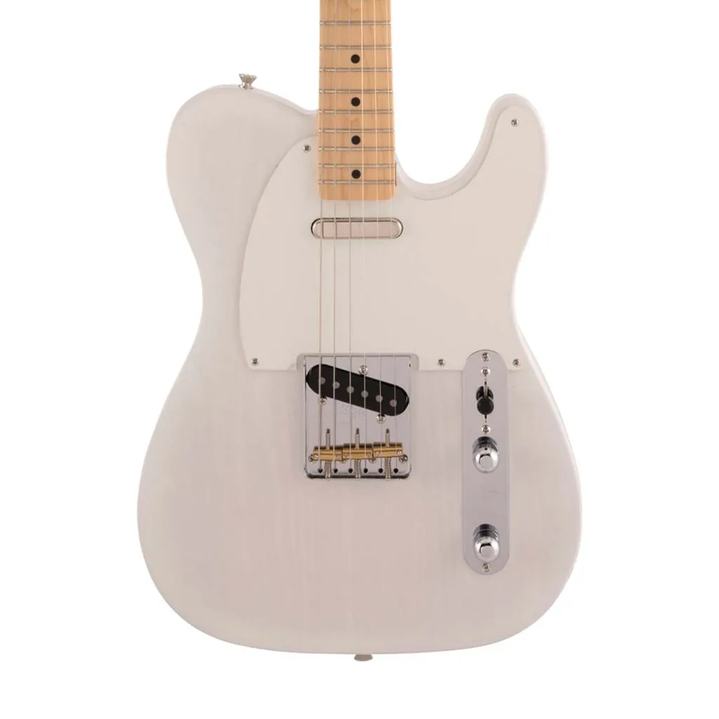 Fender Japan Heritage 50s Telecaster Electric Guitar, Maple FB, White Blonde