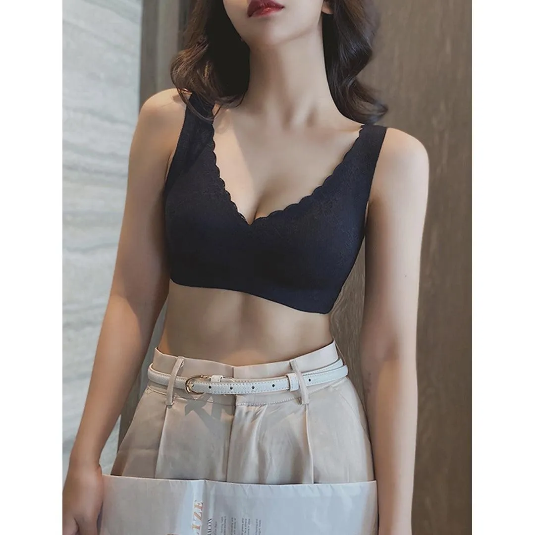 Filhot™ 3D Lace Wirefree Minimizer Bra