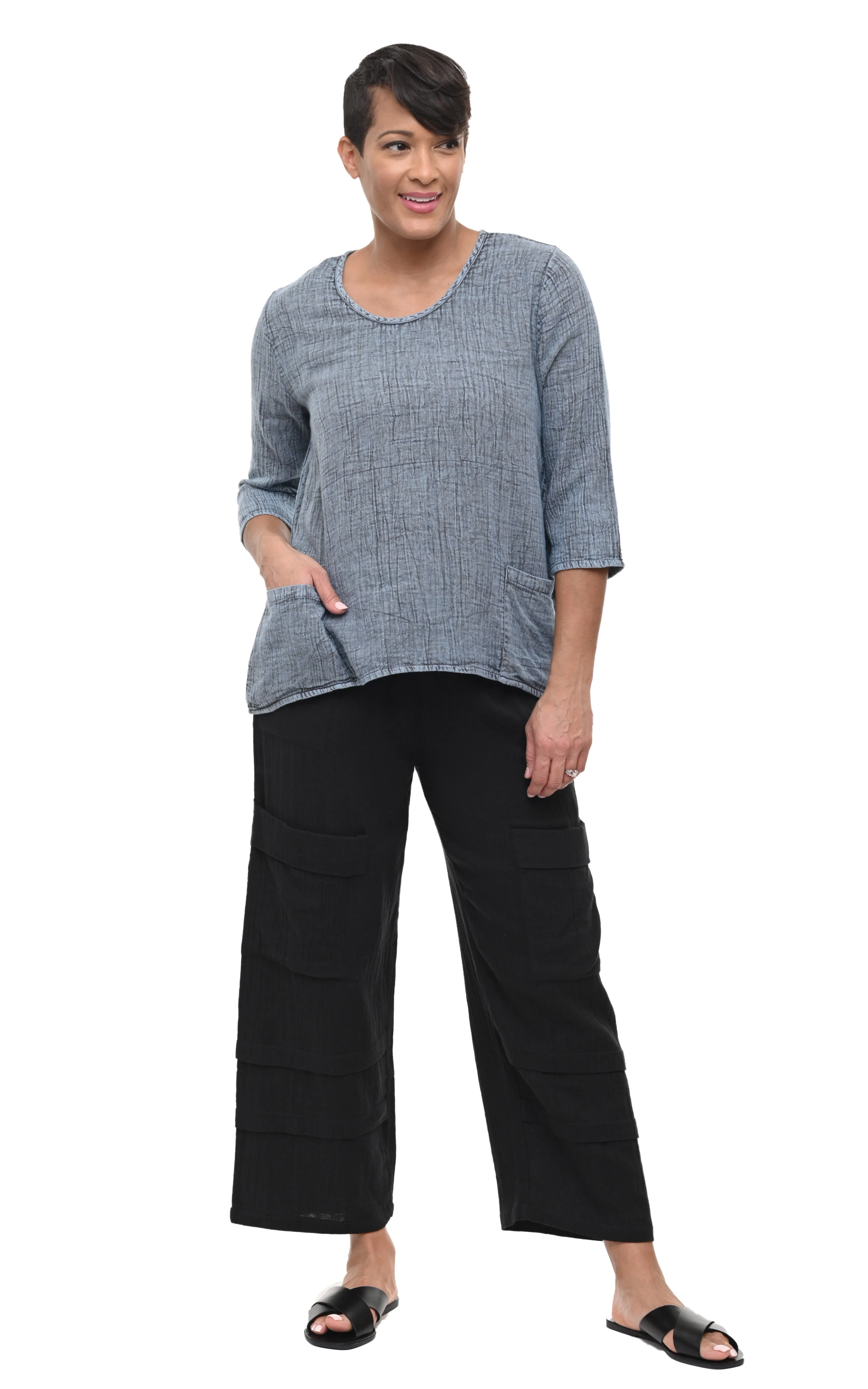 FINAL SALE VCG143 Metro Pant in Black*