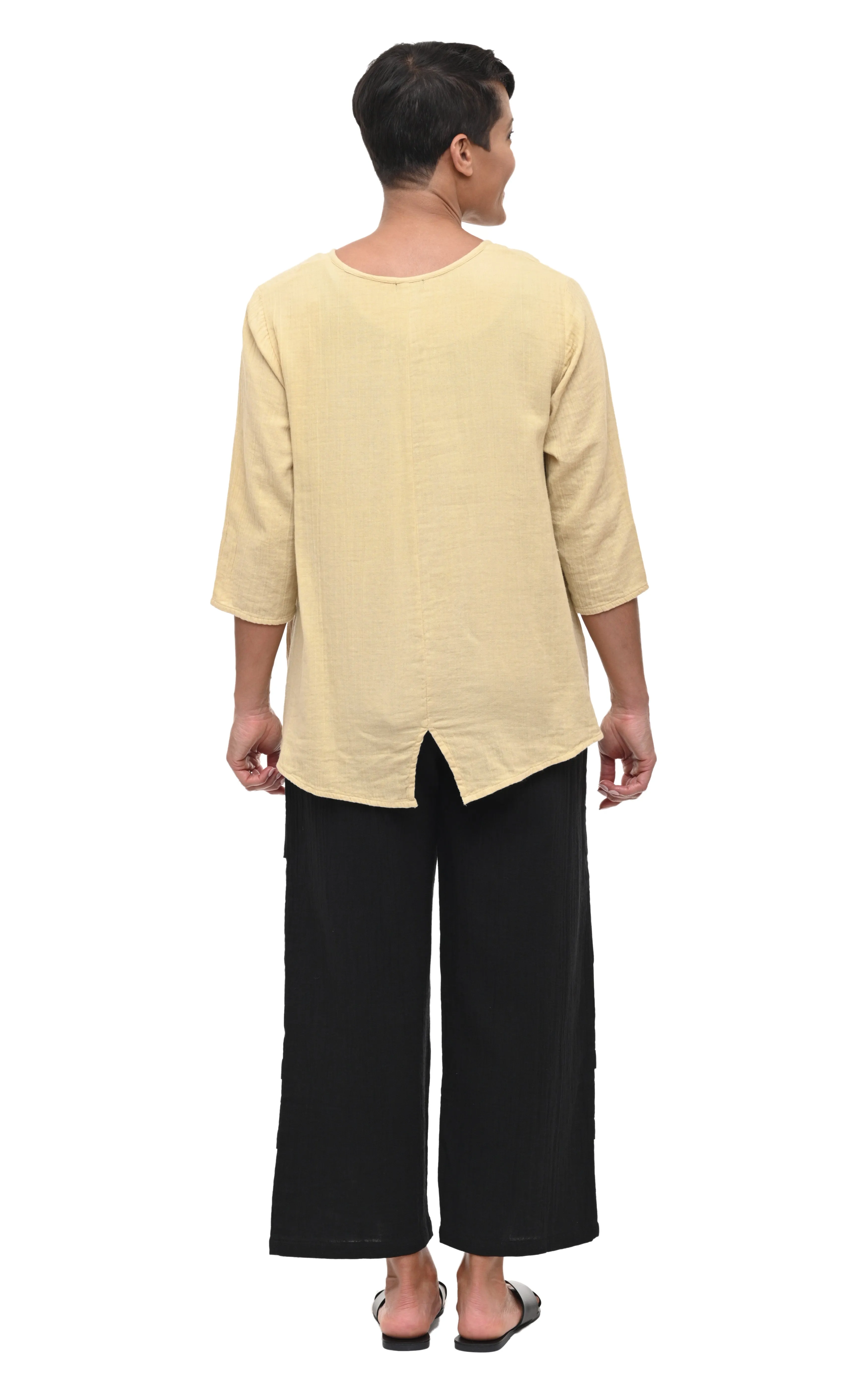 FINAL SALE VCG18 Carly Pullover Top in Saffron*