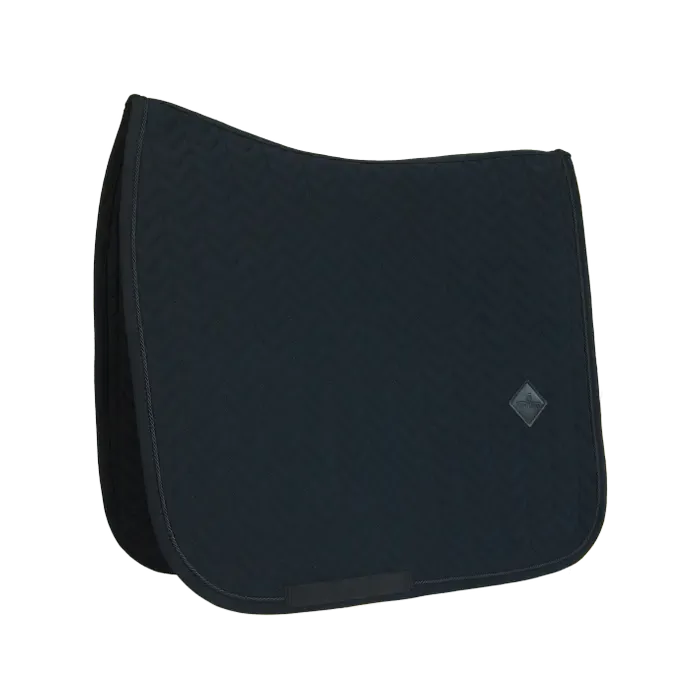 Fishbone Dressage Saddle Pad - Black