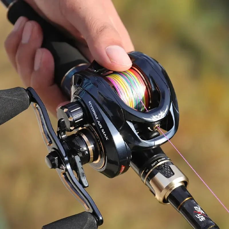 Fishing spin and bait caster traveller Combo top quality Carbon Set