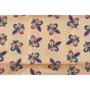 Fleur De Lis Printed Fabric