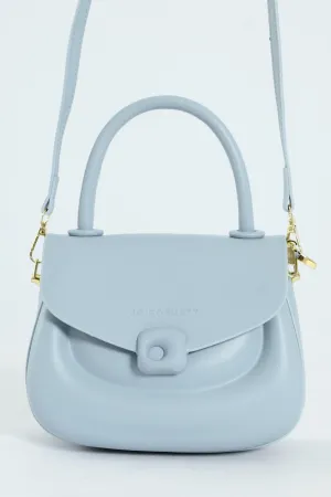 Florence Flap Bag With Top Handle - Blue