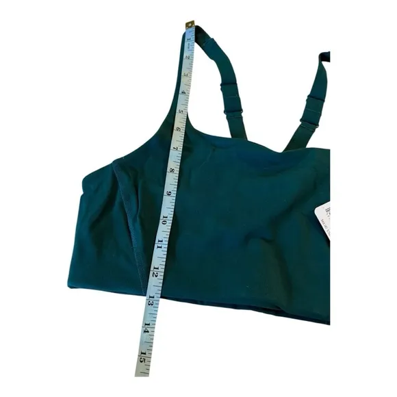 FP Movement X Hatch Square neck Never Better Sports Bra in Garden Green NEW