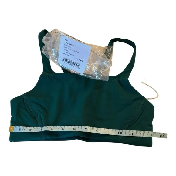 FP Movement X Hatch Square neck Never Better Sports Bra in Garden Green NEW
