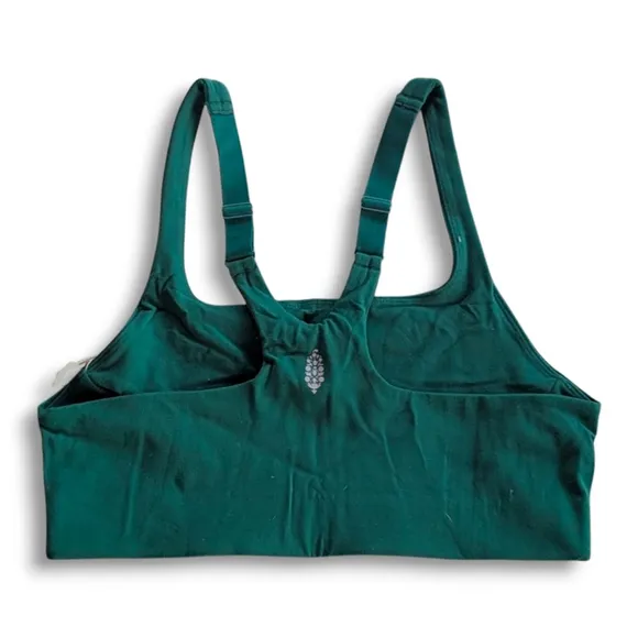 Free People X Hatch Maternity Square Neck Sports Bra Garden Green Sz S NWT