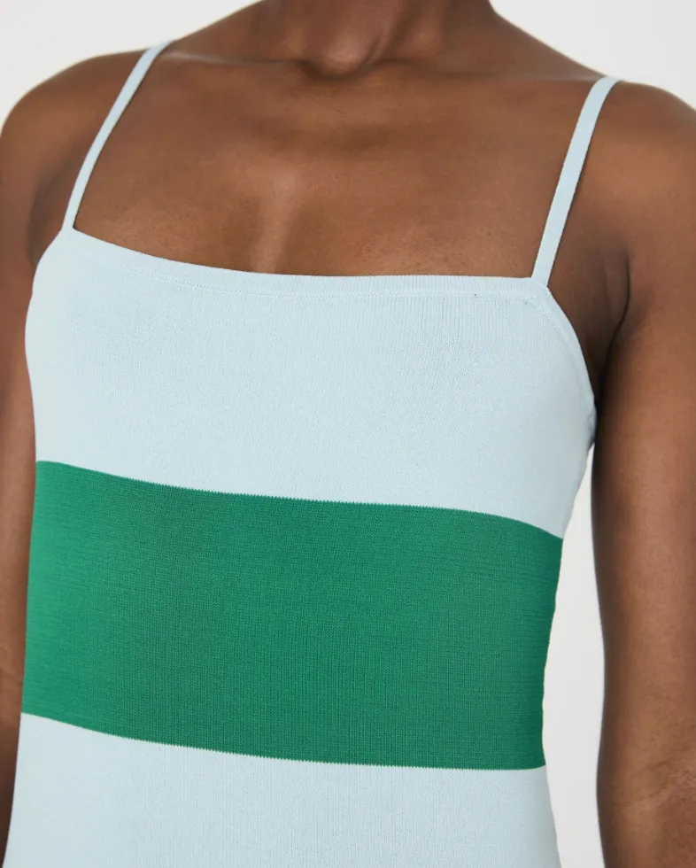FRENCH CONNECTION BODYCON KNIT STRAPPY DRESS