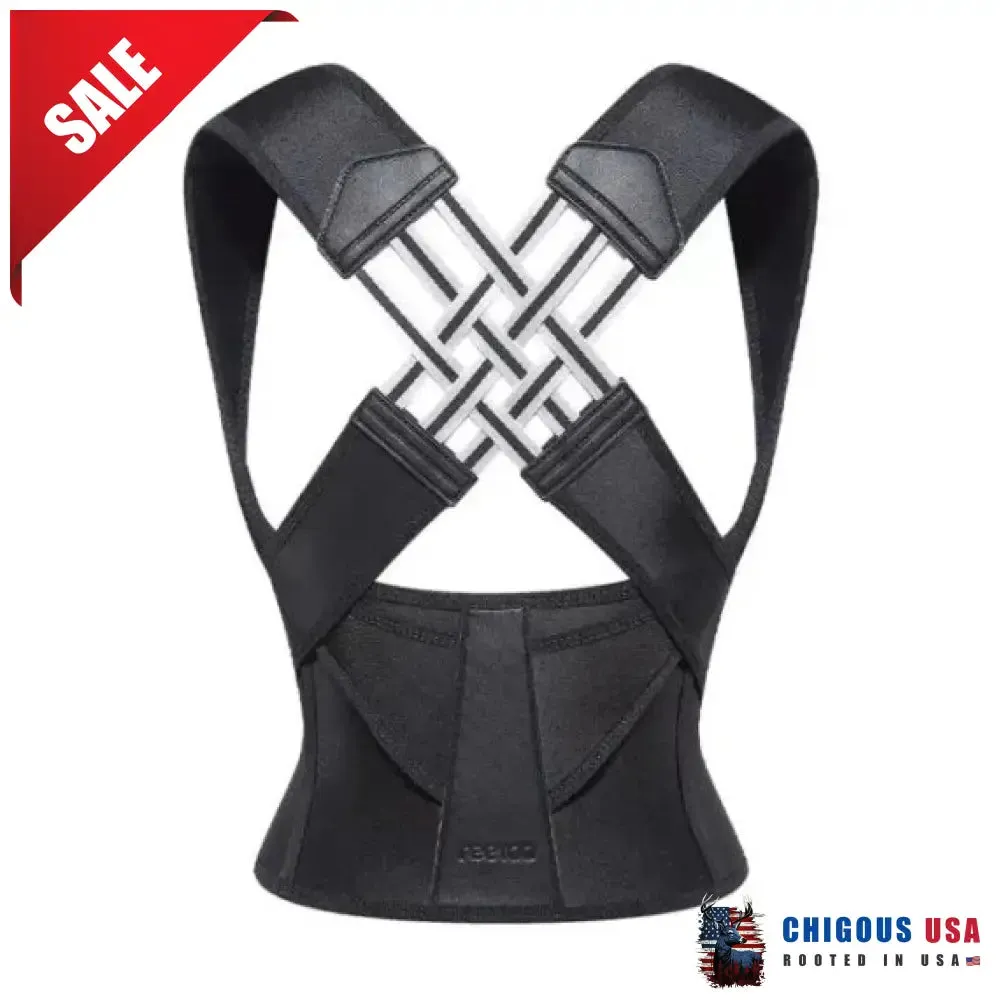 Fully Adjustable Posture Corrector -  Improve Spine Clavicle Brace Posture Vest Back Posture Corrector Belt